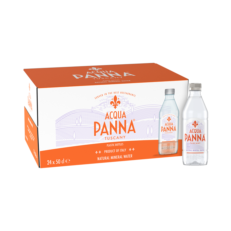 Acqua Panna Natural Mineral Water - 500ml x 24 (PET)