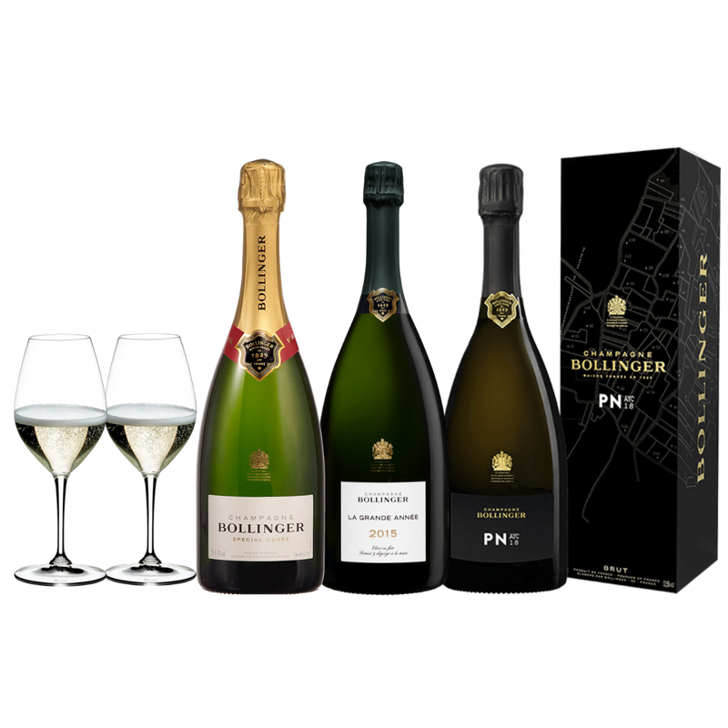 Bollinger Tasting Kit with Riedel Glasses